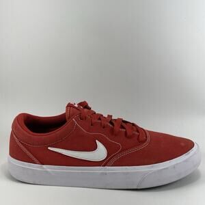 Nike Charge Canvas SB Mens Size 11 Mystic Red Causal Shoes CD6279-601 Lace Up